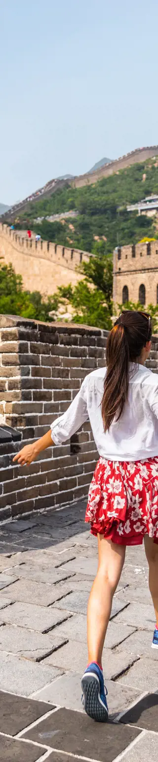 Laufe über die Chinesische Mauer